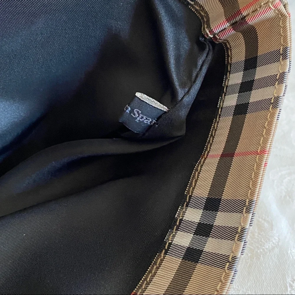 Burberry check nylon tote
